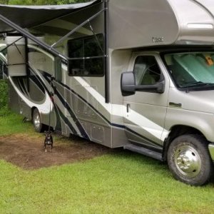 First trip with Stormy.  Just a quick trip to Buccaneer State Park MS.  While a hurricane was passing through the Gulf of Mexico.  Can't remember whic