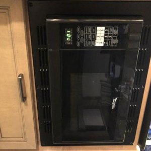 The oven looks similar, but is larger