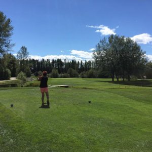 And the Golf Course which draws us here to stop for a few days on our way and on our way back