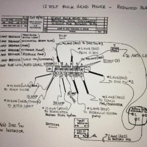 12 Volt Bulk Head Power-Disconnect Sw Rewire (Redwood 36RL)