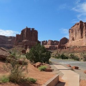 Arches National Park near Moab, Utah.