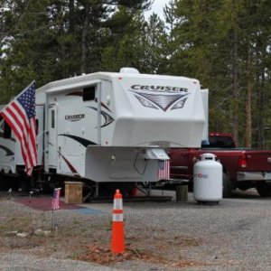 Memorial Day 2015: We had to work but still managed to fly "Ole Glory".