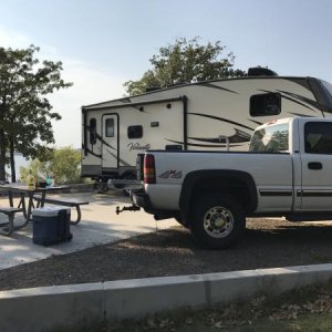 first trip in the new Fiver, little axe campground, lake thunderbird, Norman Oklahoma