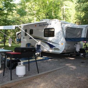 First trip with the 17Z at Douthat State Park. Douthat was one of the 6 original Virginia State Parks built by the CCC and opened in June 1936.