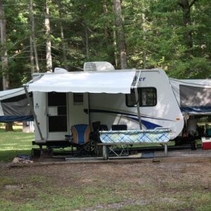 First trip with the 17Z at Douthat State Park. Douthat was one of the 6 original Virginia State Parks built by the CCC and opened in June 1936.