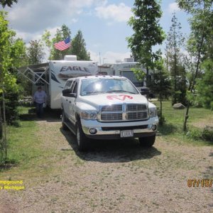 Our Unit at Mill Creek Campground