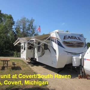 Our Unit at Covert & South Haven KOA, MI