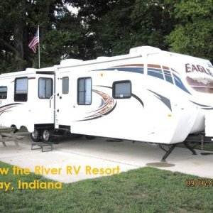 Our Unit at Follow the River RV Resort, Vevay, Indiana