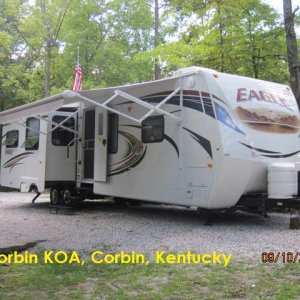 Our Unit at Corbin KOA, Corbin, Kentucky