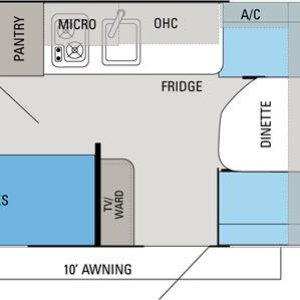 2012 Swift 154BH floorplan