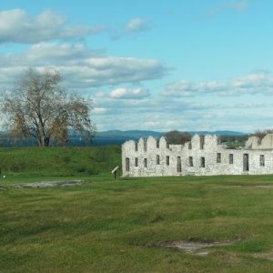 Old Rev war fort next to Crown Point campground