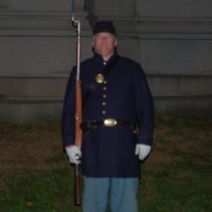 standing watch Gettysburg Pa. 2012