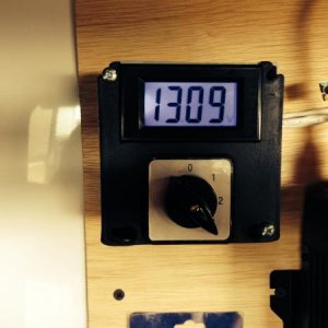 Select position to monitor voltage. ( battery, converter, solar panel)