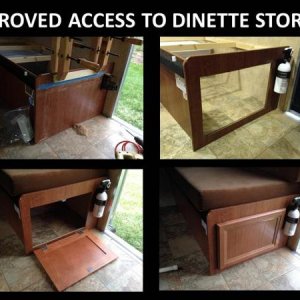 Improving Access to the Dinette Storage