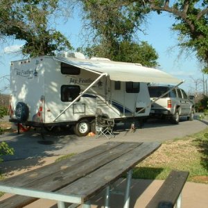 Maiden Voyage   Bastrop State Park - My lil' rig!