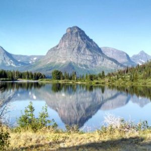 2014 - Camped on Two Medicine Lake.  Can you believe what you can capture with a cell phone?