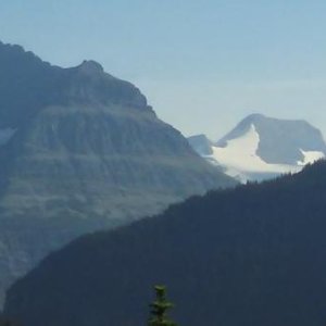 2014 - View of Jackson Glacier from the East side of Going to the Sun Road.