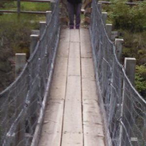 Welcome Creek Trailhead bridge to get you from the East side to the West side of the creek, and on the trail!