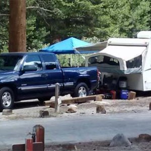 East Fork Rock Creek Campground. Eastern Sierra Nevada mountains. July 2014