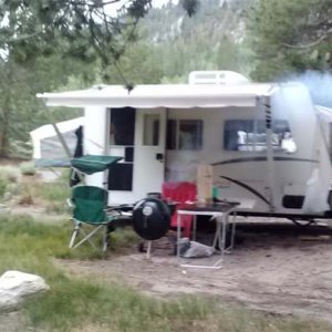 East Fork Rock Creek Campground. Eastern Sierra Nevada mountains. July 2014