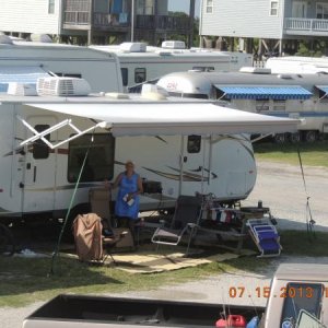 Our 5th camper, 2012 JayFeather 24'  at Surf City, N.C.
Used until 2015