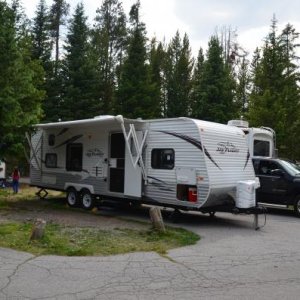 Yellowstone Fishing Bridge RV park 3