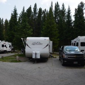 Yellowstone Fishing Bridge RV park 2