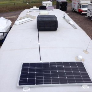 (2) 100 WATT SOLAR PANELS