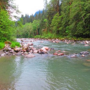 South Fork Stilliquamish River from campsite 5-27-15