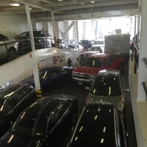 The Rig loaded into a Ferry from Long Island to Bridgeport, CT.  July 2015