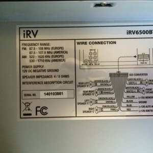 iRV 6500BT Schematic