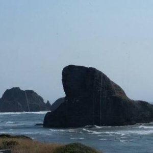 Fantastic views while driving in breathtaking Oregon coast
  Near Brookings, or.  Beaches wide, and uncrowded