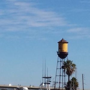 The KOA watertower