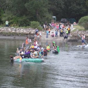 "What ever floats your boat" races. Oct.15, Florida State Marine Biology Lab.