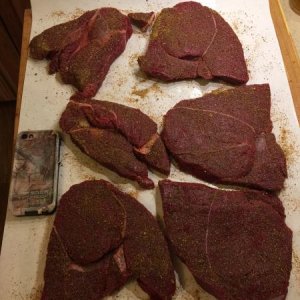 Moose Steaks