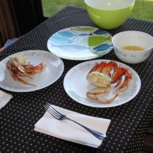 Dungenous Crab Anniversary Dinner