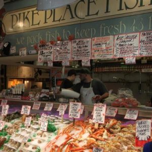 Pikes Public Market in downtown Seattle.