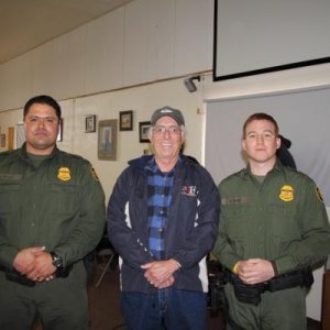 Border patrol put on an informative presentation at Tombstone Territories RV Park the day before we left.