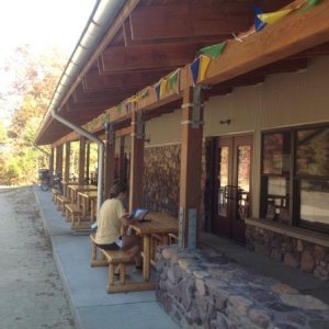 General store in the campground area. Only bummer was the store in the fall months is only open on the weekends. But you can get wi-fi near the store.