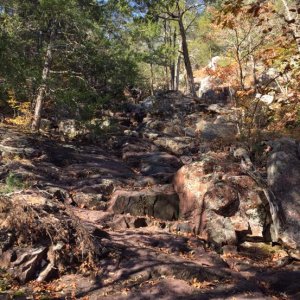 Picture along the Shut Inns hiking trail. Nice 2.5 mile hike. Fairly challenging with the rocky terrain.