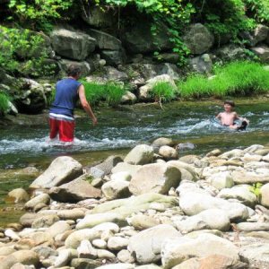 Tubing the Little River.