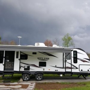 The StormPOD ready for another wave of Storms. The last one has pea sized hail.