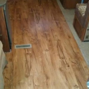 new vinyl floating floor