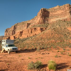 My campsite near 50-Mile Point, sunrise-ish