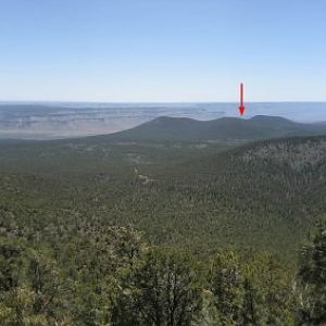 View from the summit of Mt. Trumbull