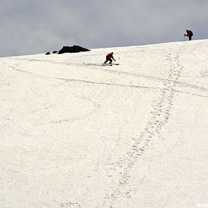 Starting Down From The Summit