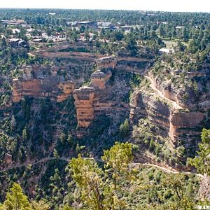 The Highest Switchback of the Bright Angel Trail