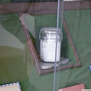 Churchill Falls Note Jar Left in 1898 and added to for 70yrs.JPG