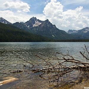 The View from Stanley Lake Campground