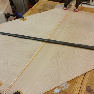 Add white oak edge banding